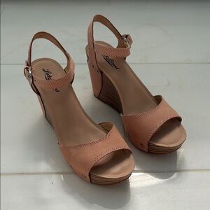 Women's Pink Wedge Sandals